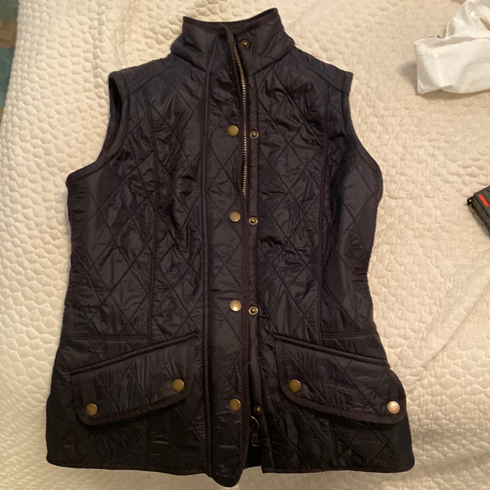 Barbour® Wray Gilet vest- black. Size 6. Worn once.